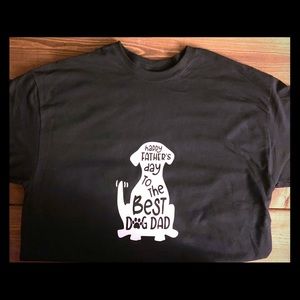 NWT Happy Father’s Day to Best Dog Dad tee